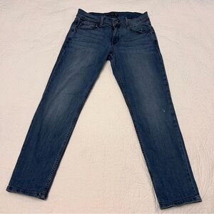 Level 99 Jeans Womens Sz 27 Blue Skinny distressed Ankle Stretch Denim 5 pockets